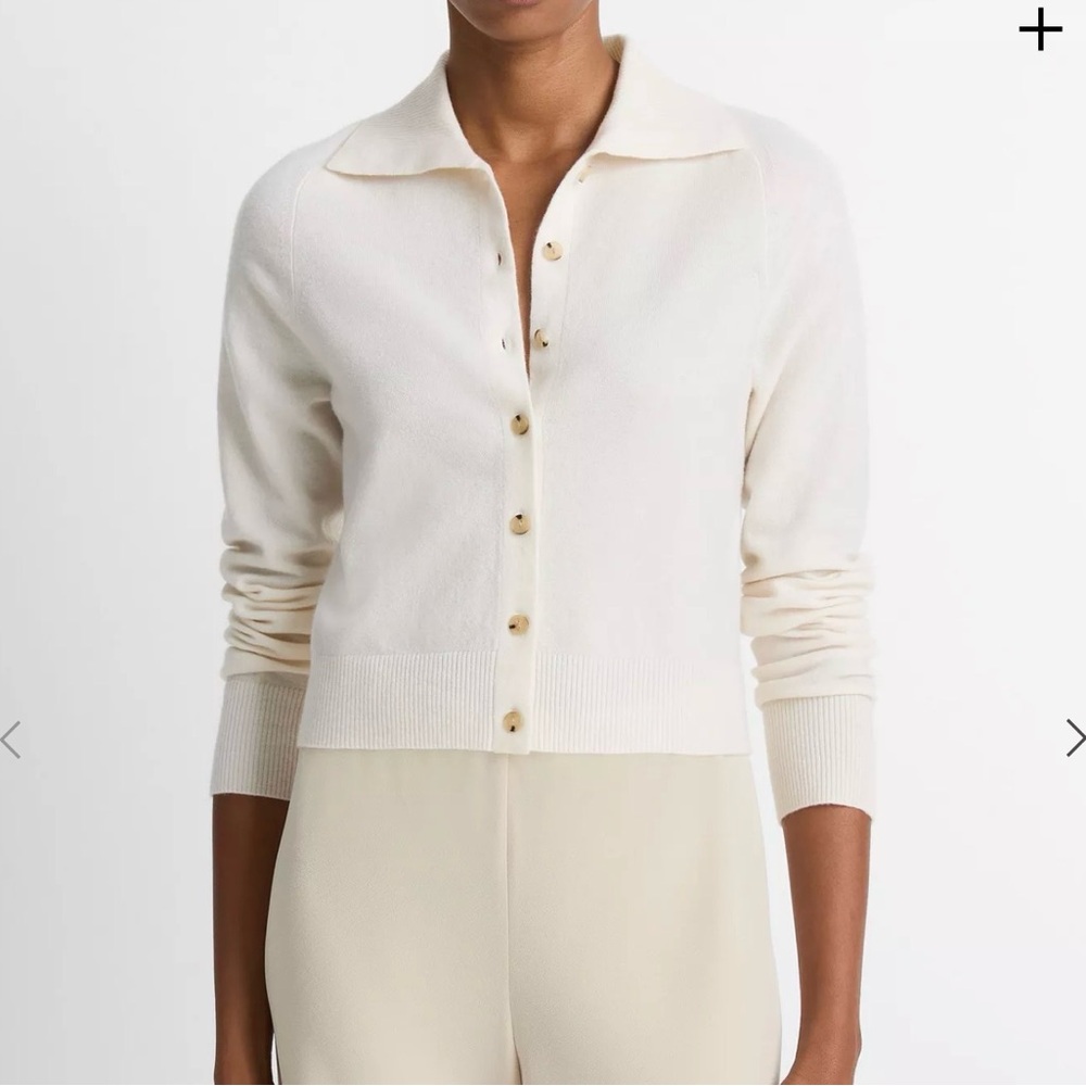 Vince Cream Button Down Shirt